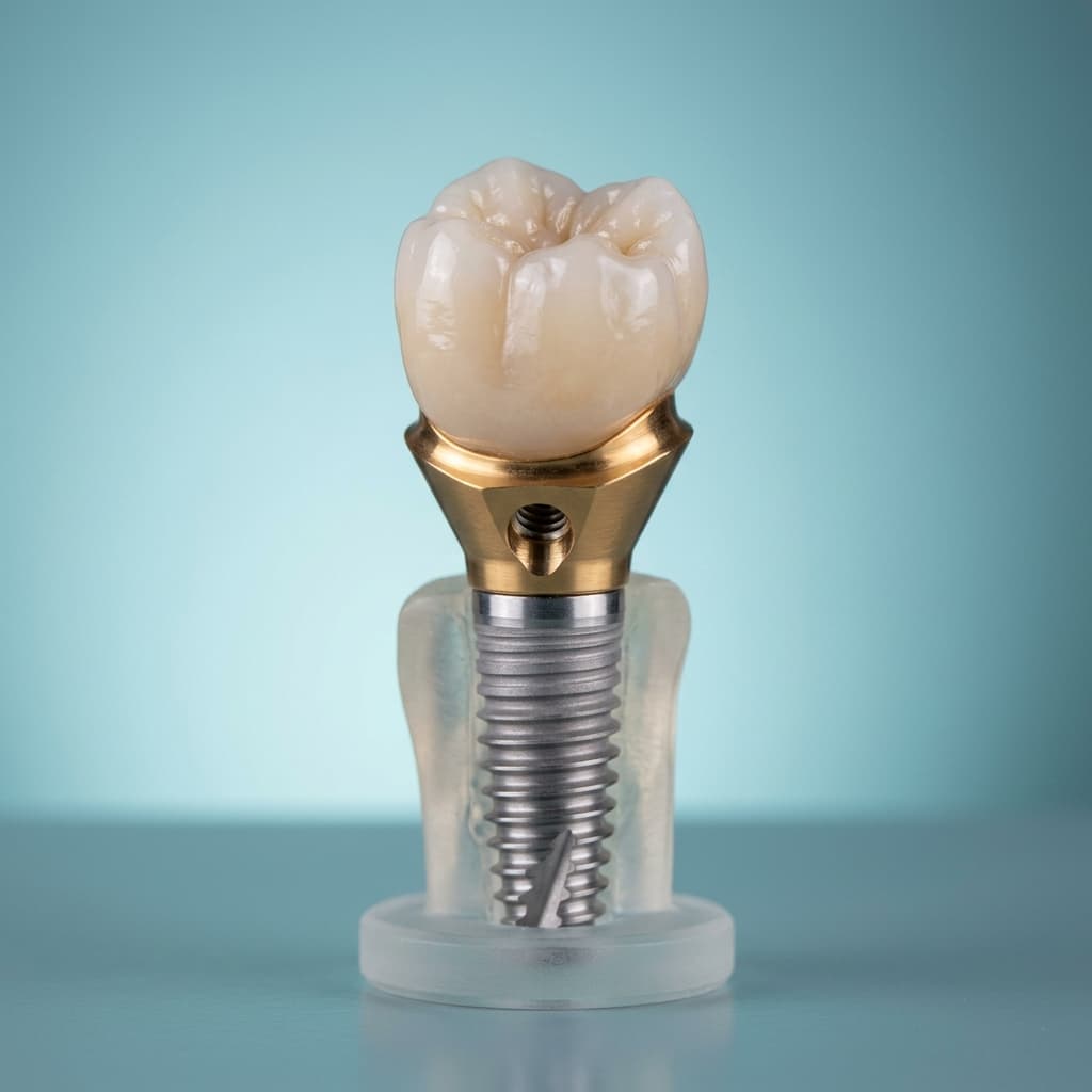 Premium Dental Implant Model Structure